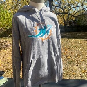 Miami Dolphins Gray Hoodie